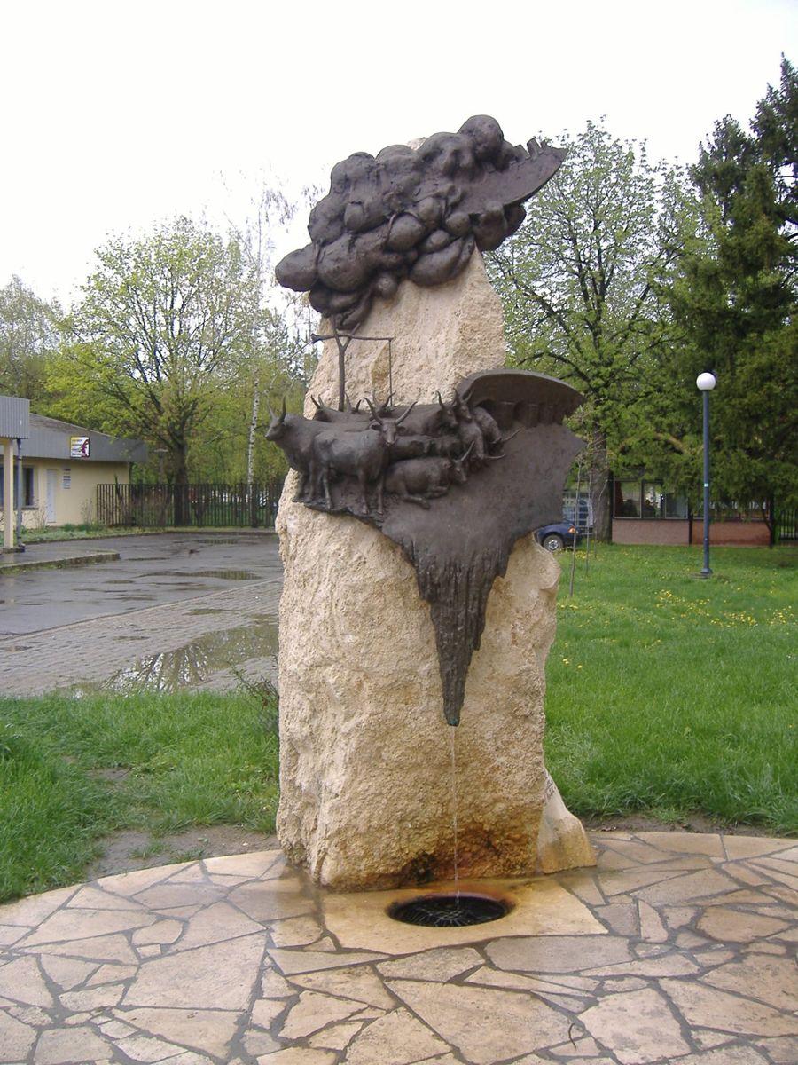 Fountain in Berekfürdő